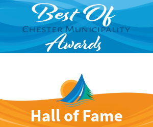 Best of Chester Municipality Hall of Fame Blank Plaque in Blue, White and Orange